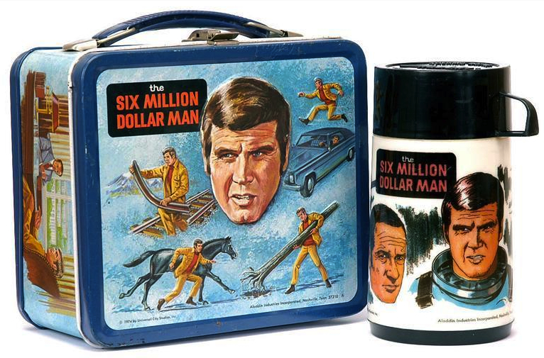  but this Six Million Dollar Man lunch box from 1974 is complete
