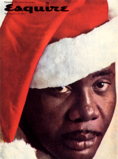 "Esquire" magazine lost an estimated $750,000 in advertising after it put heavyweight boxing champ Sonny Liston on its cover in a Santa hat in 1963.