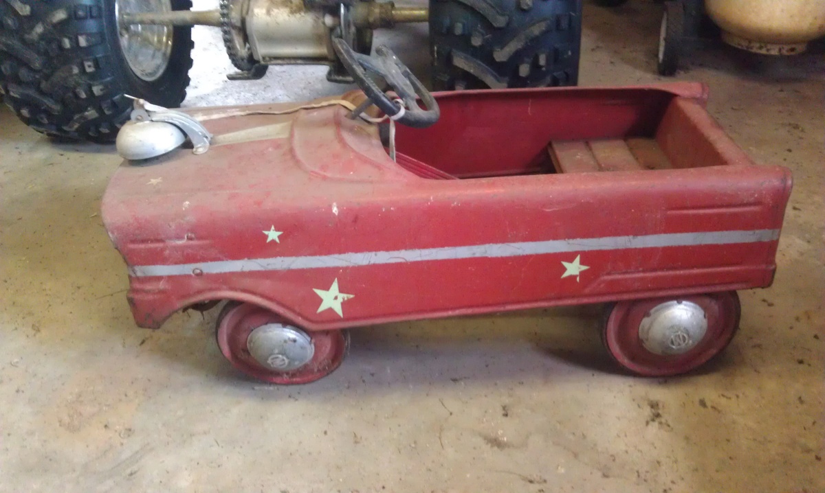 pin on american toy pedal car restoration