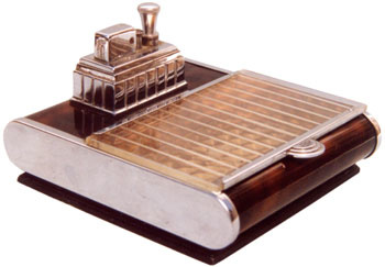 Vintage Cigarette Case Gas Lighter 1970's Cigarette Case 
