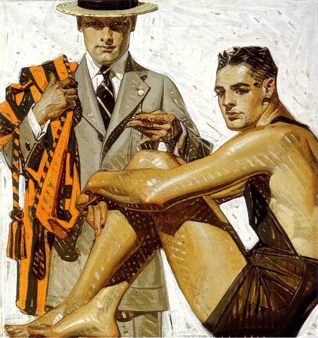 1920s Vintage Gay Porn Socks - Before Rockwell, a Gay Artist Defined the Perfect American Male |  Collectors Weekly